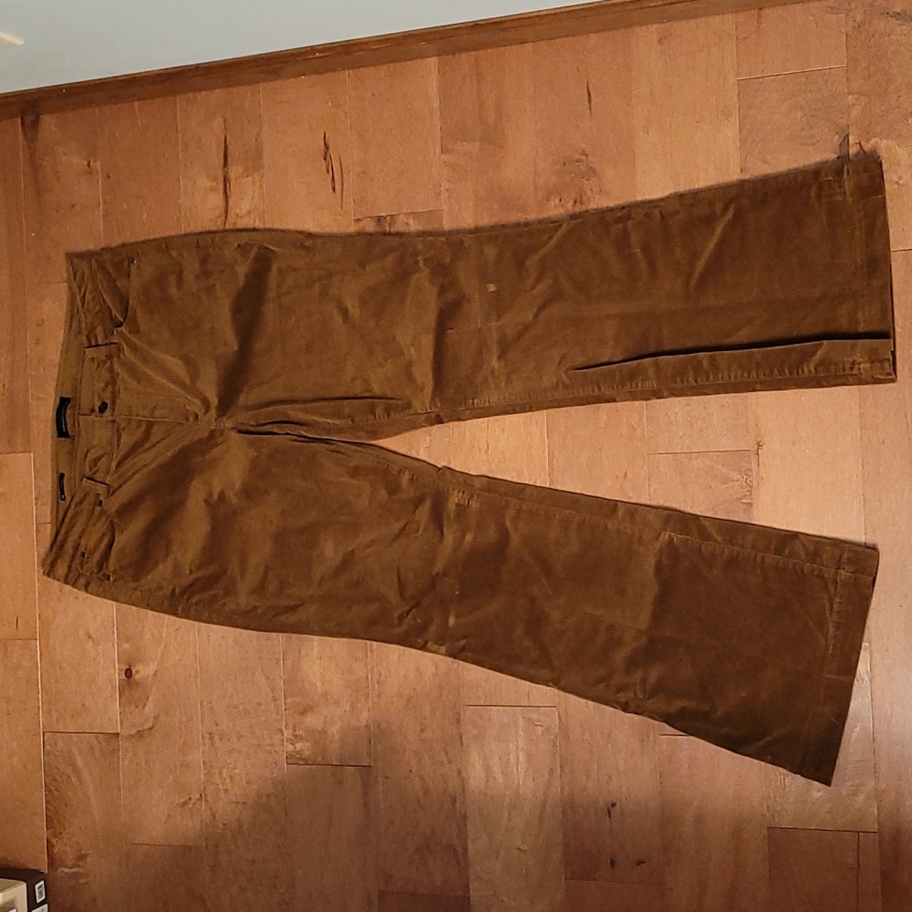 Talbots brown flare corduroys